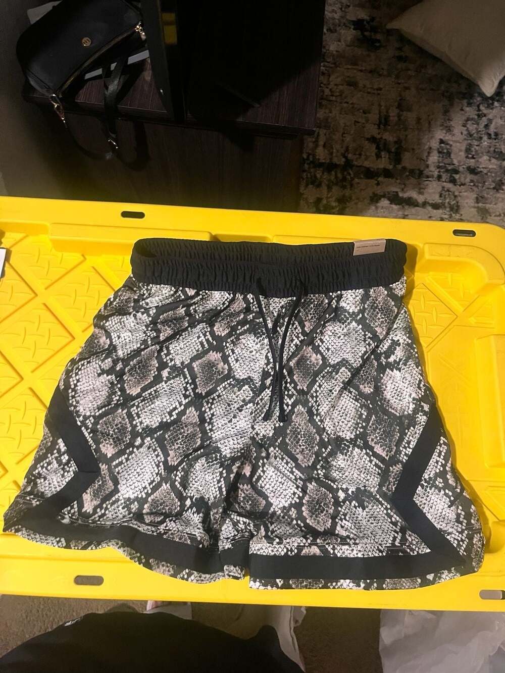Jordan Dri-FIT Snakeskin Print Basketball Shorts Men's Size M